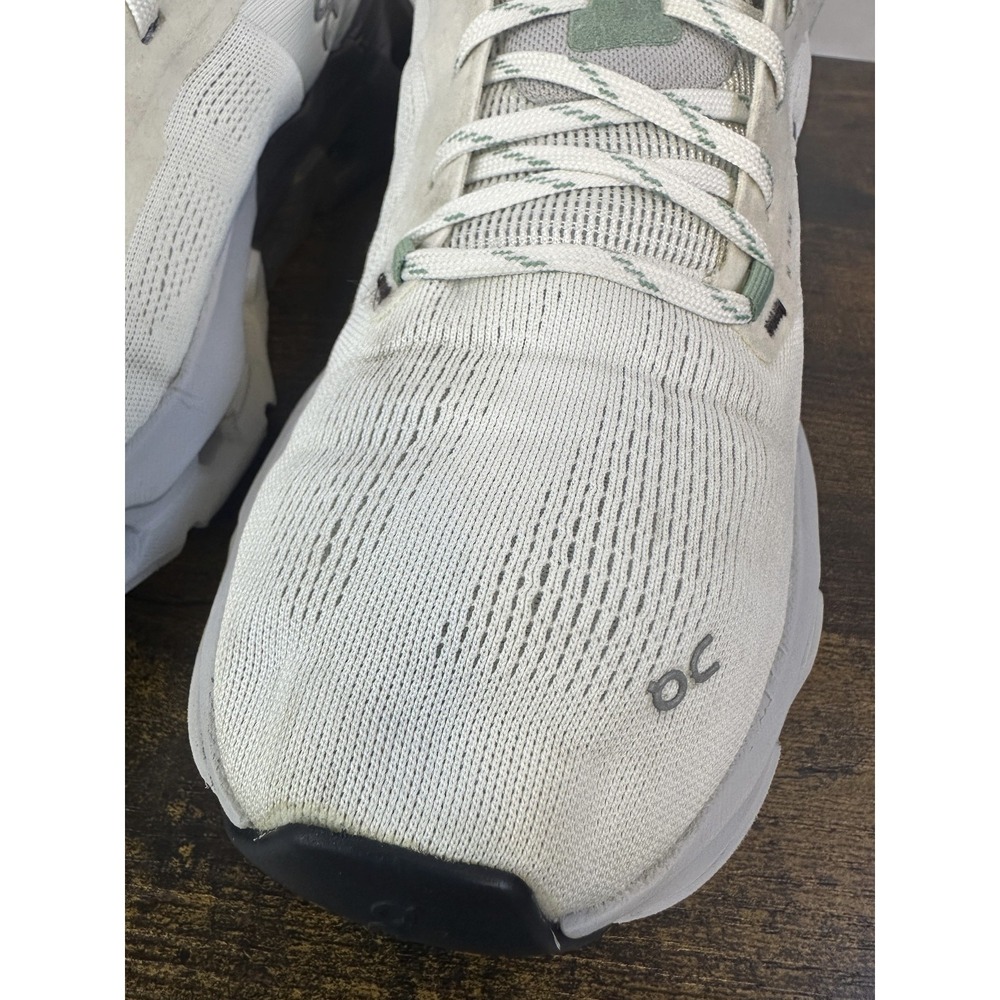 On Cloudflyer 5 White Pebble Mens Running Shoes Size 9 Gym Athletic Stability - Picture 8 of 16